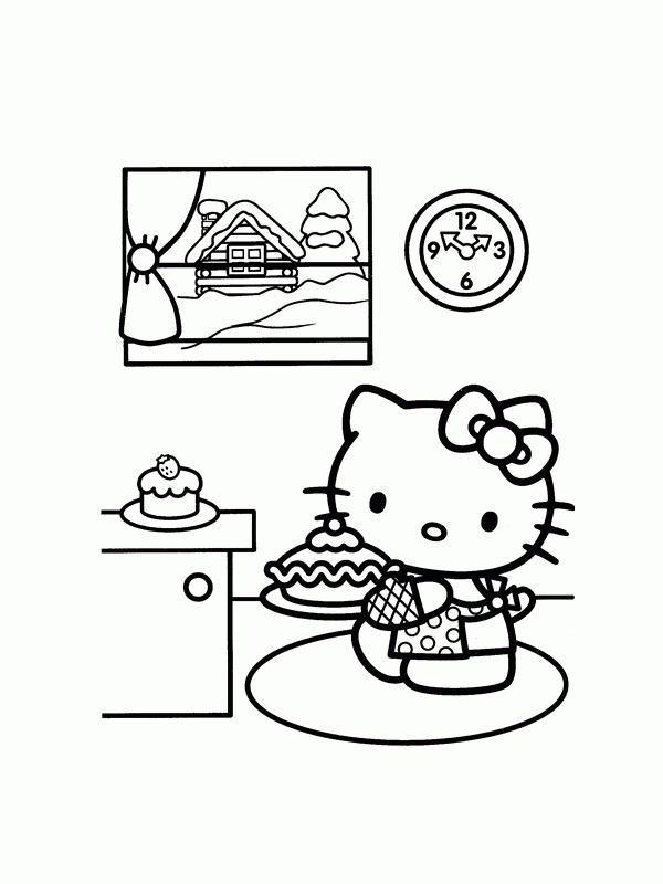 Hello Kitty kolorowanki